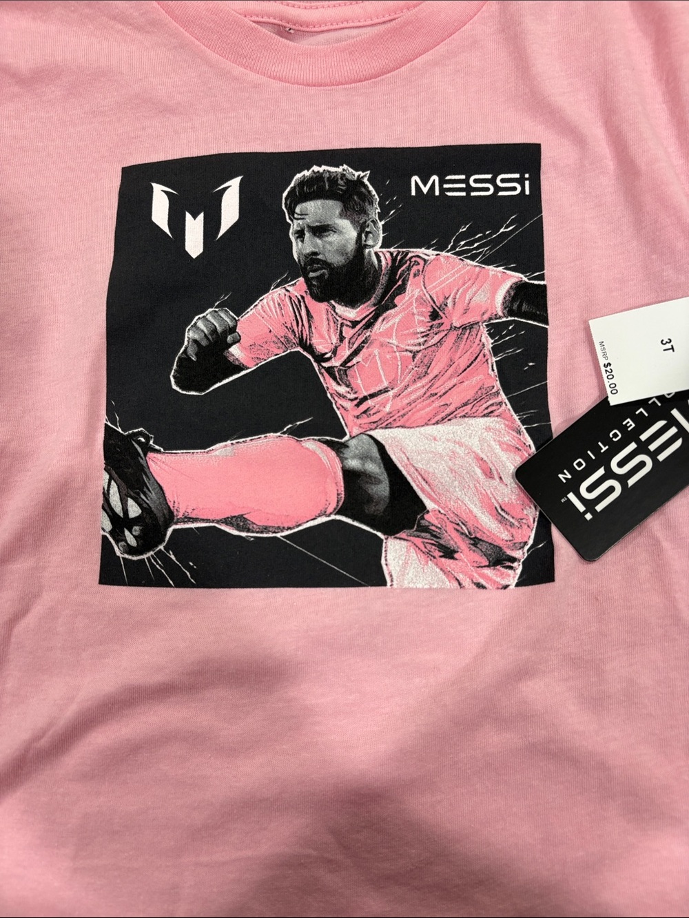 Messi Collection Soccer Player Shirt Top 3T New